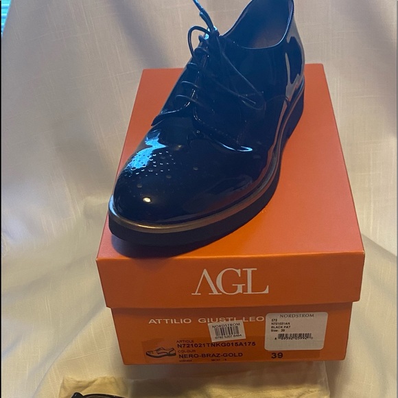 AttilIo Giusti Leombruni Paten Oxford size39 (8) - Picture 1 of 8